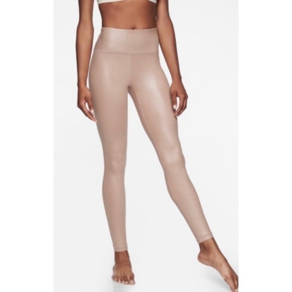 Athleta Elation Shimmer Tights in Mocha Latte - Picture 1 of 10